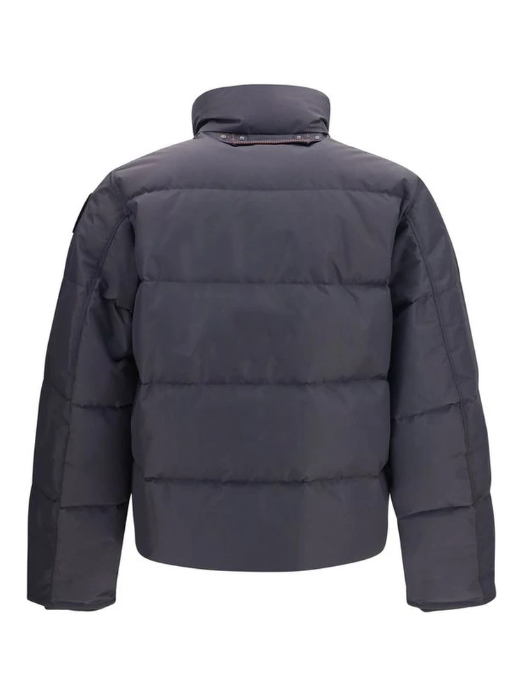 Gray Polyamide Full-Length Jacket alternative