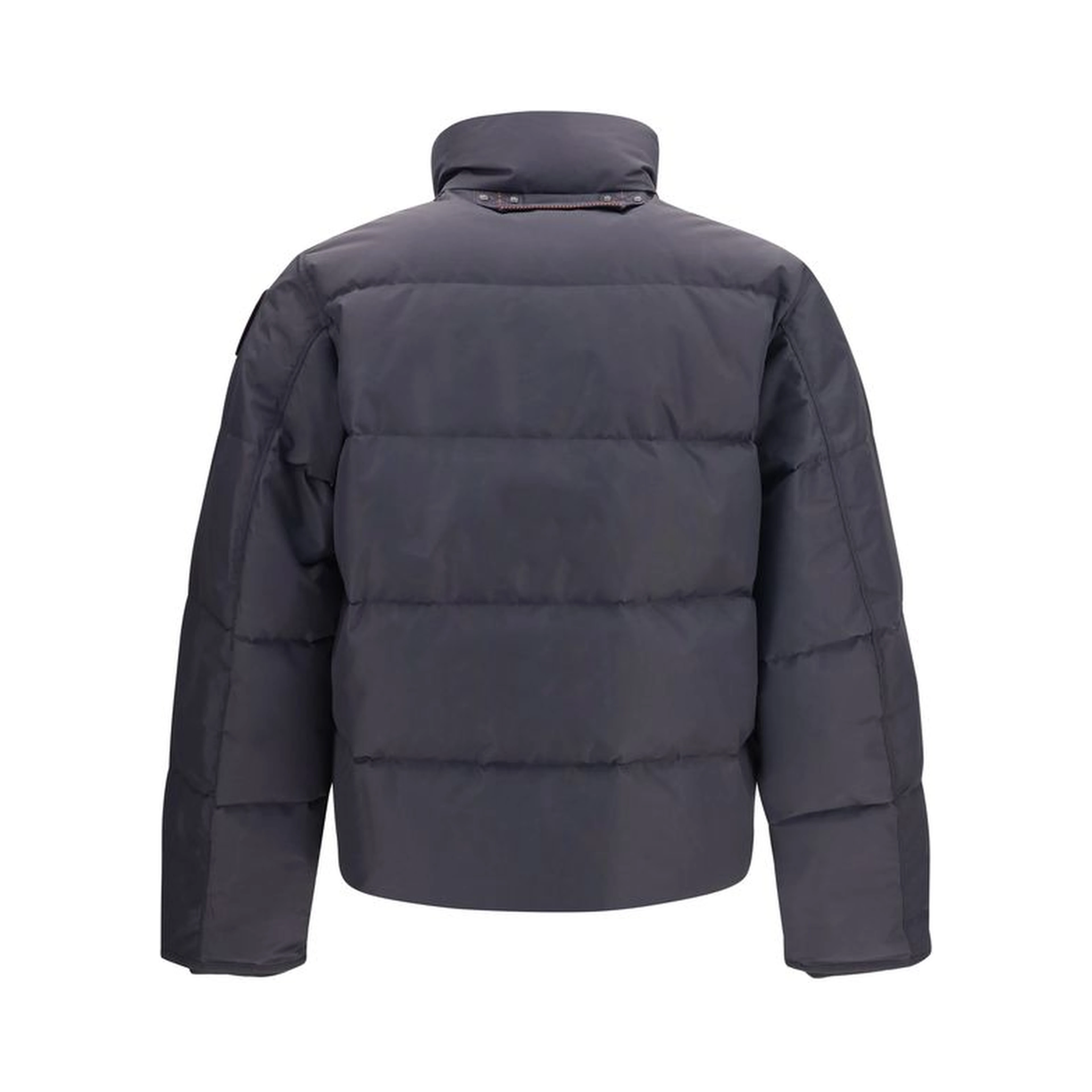 Gray Polyamide Full-Length Jacket
