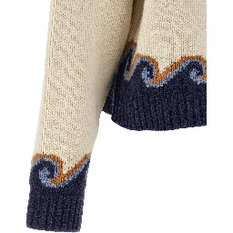 Multicolor Virgin Wool Cardigan