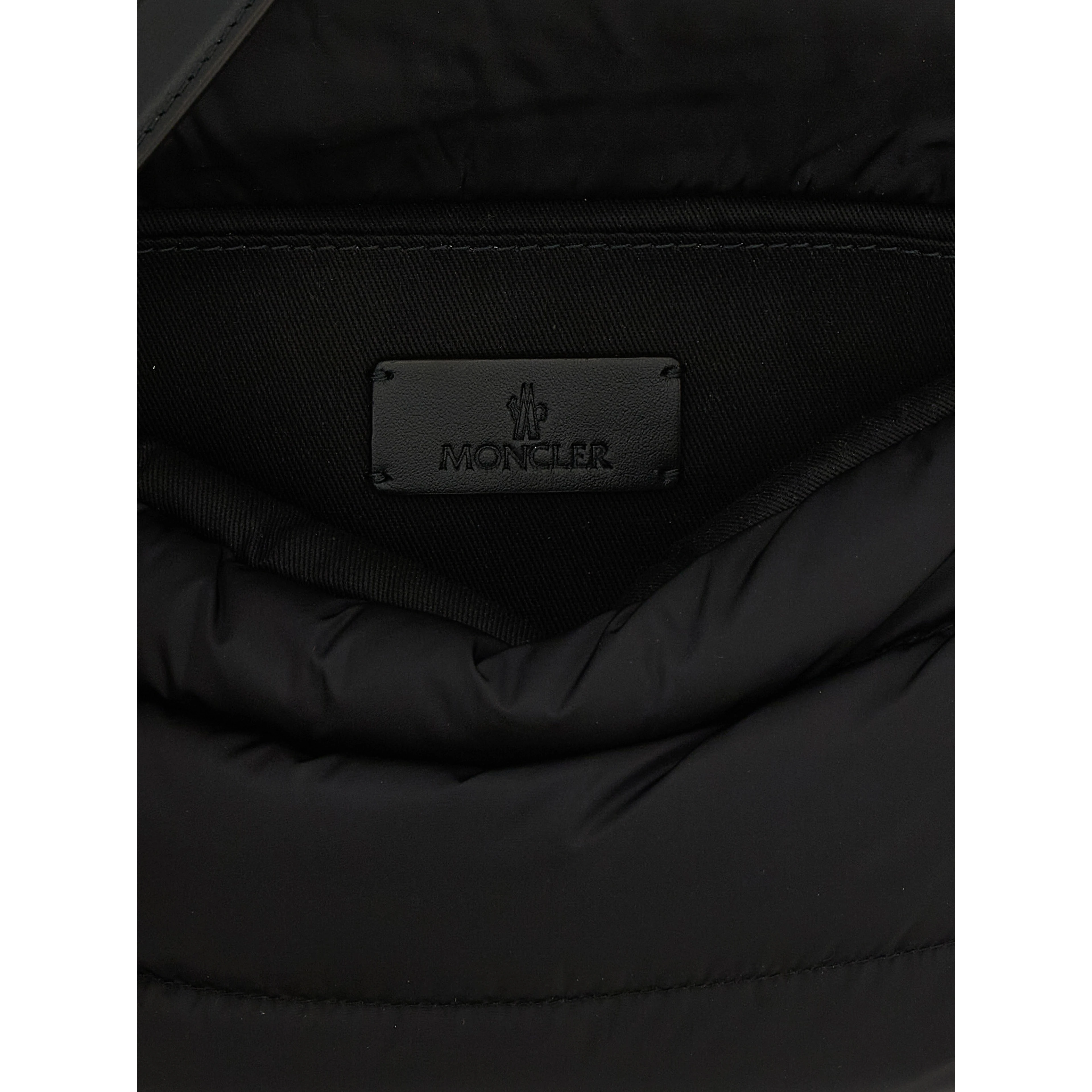 Black Polyamide Shoulder Bag