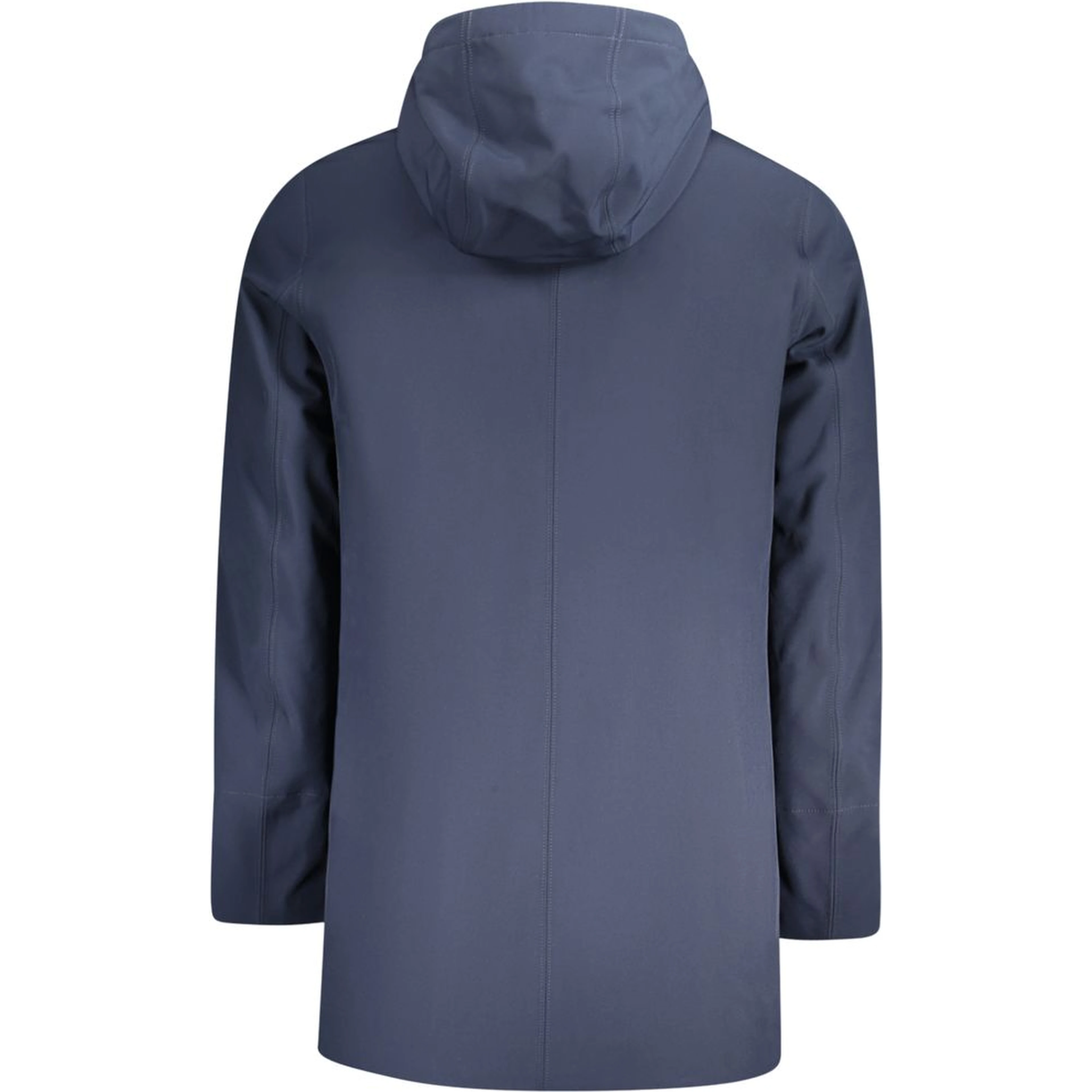 Blue Polyester Men's Jacket
