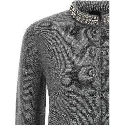 Gray Wool Cardigan