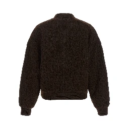 Brown Wool Bomber