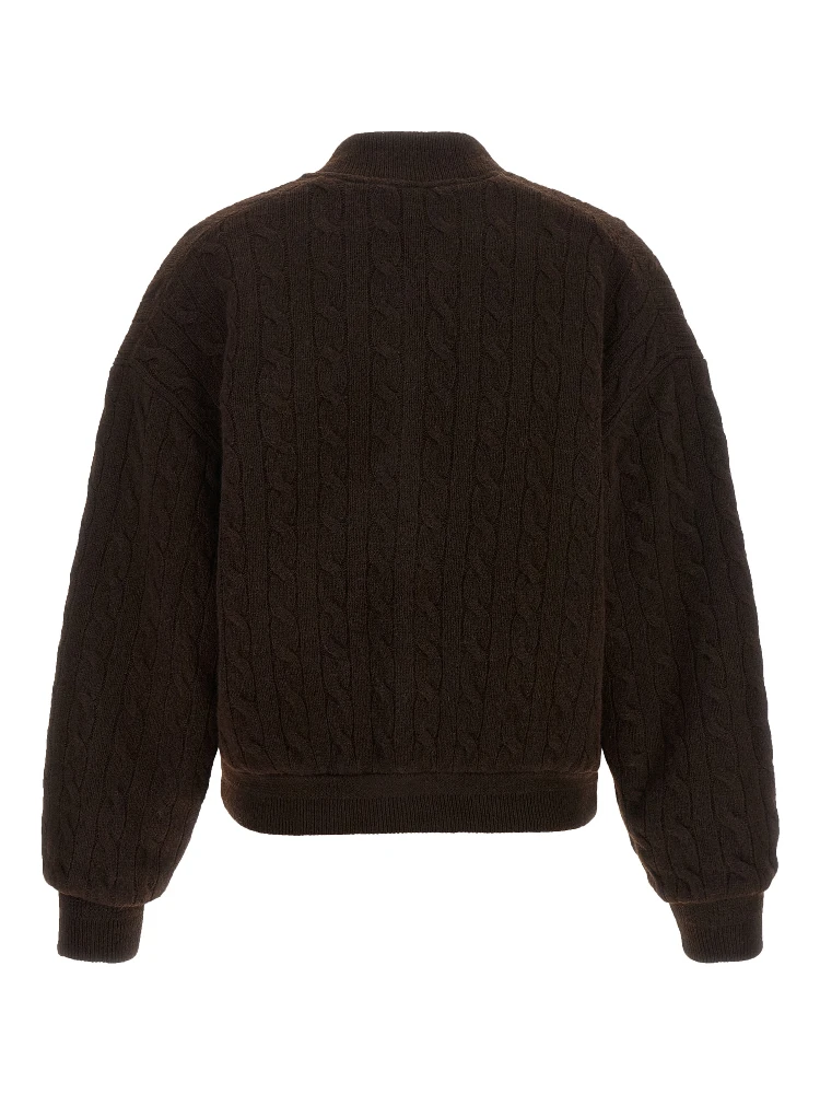 Brown Wool Bomber alternative