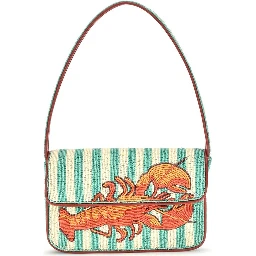 Multicolor Rayon Shoulder Bag