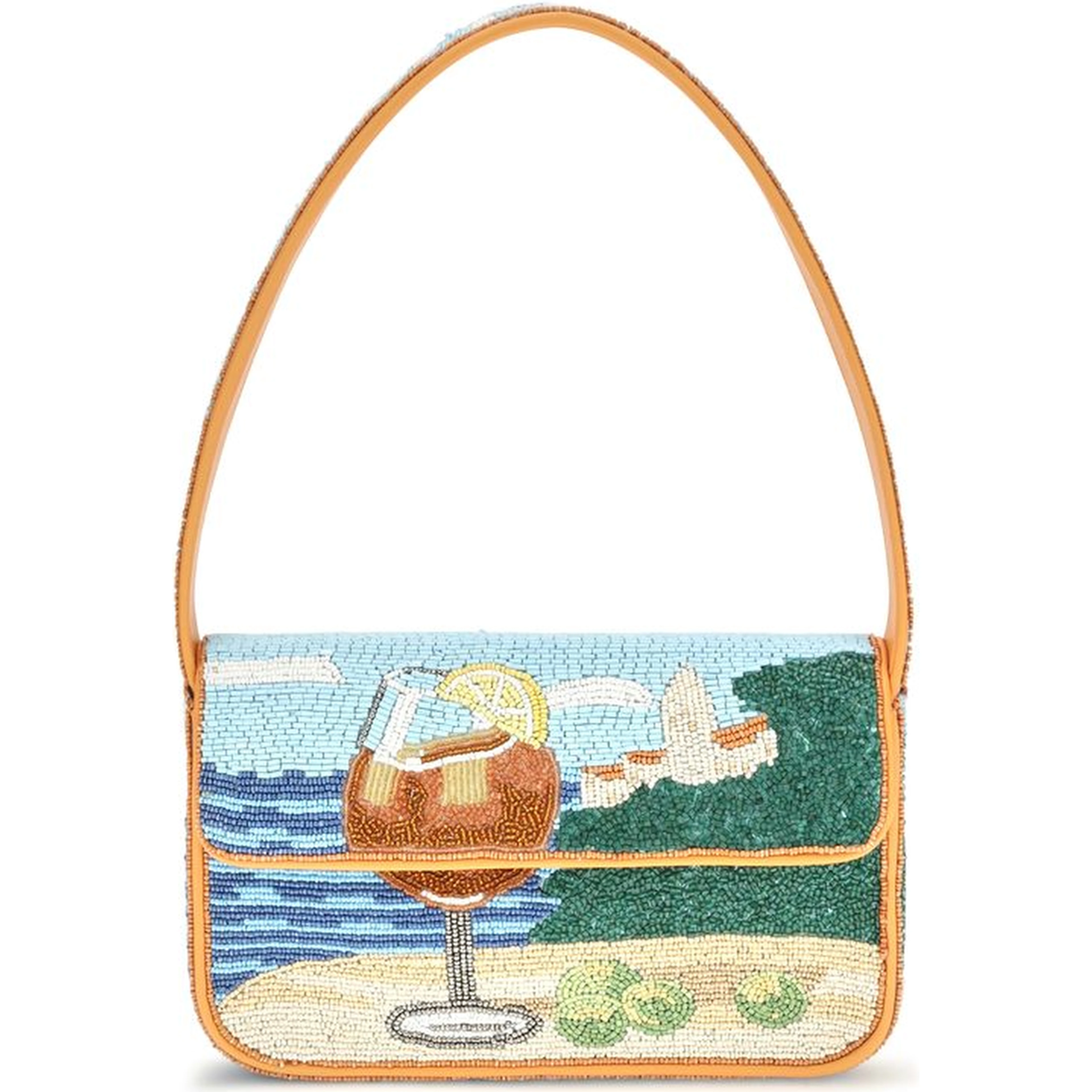 Multicolor Rayon Shoulder Bag