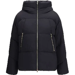 Black Nylon Full-Length Jacket