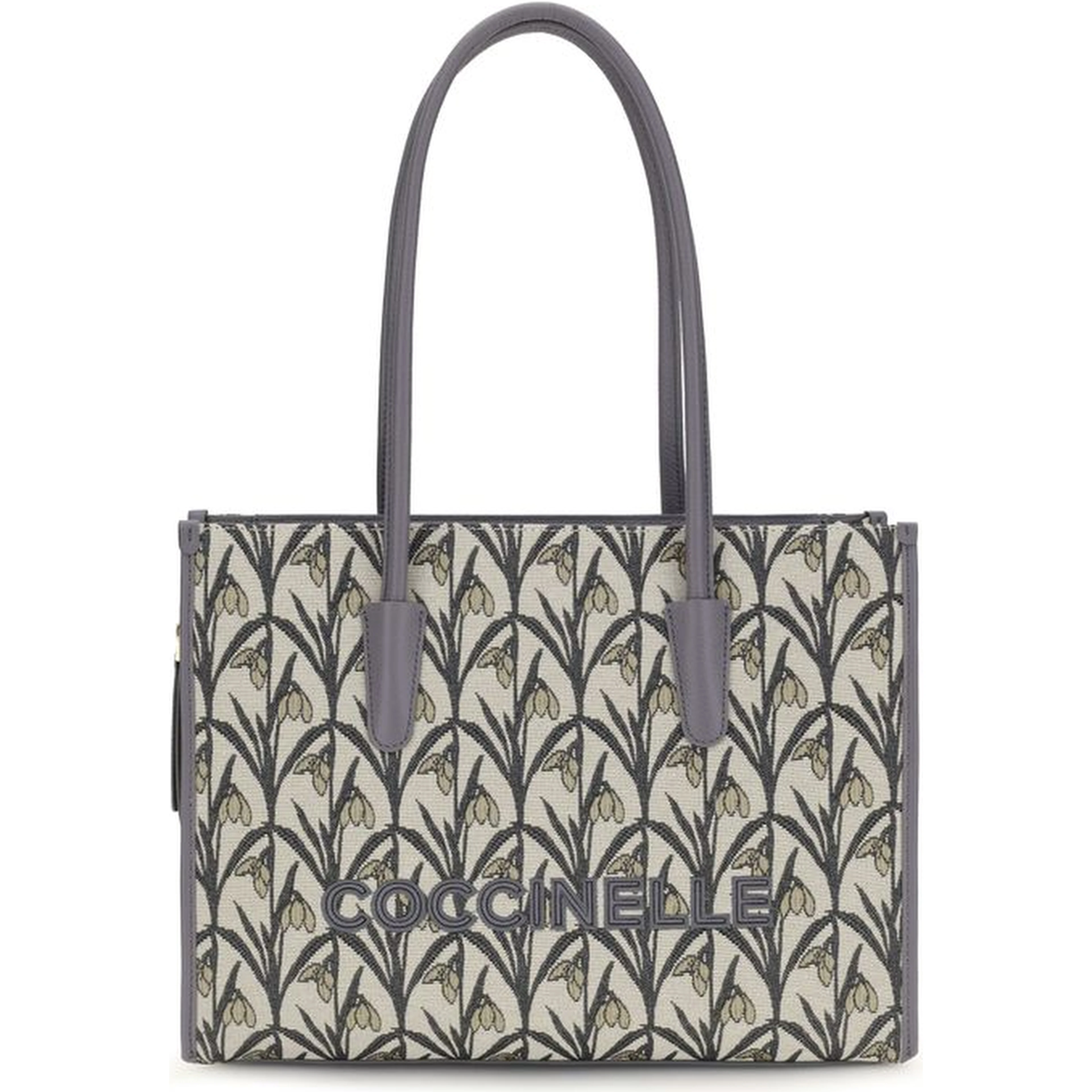Gray Fabric Shoulder Bag