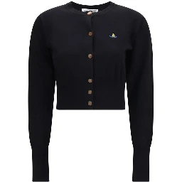 Black Cotton Cardigan