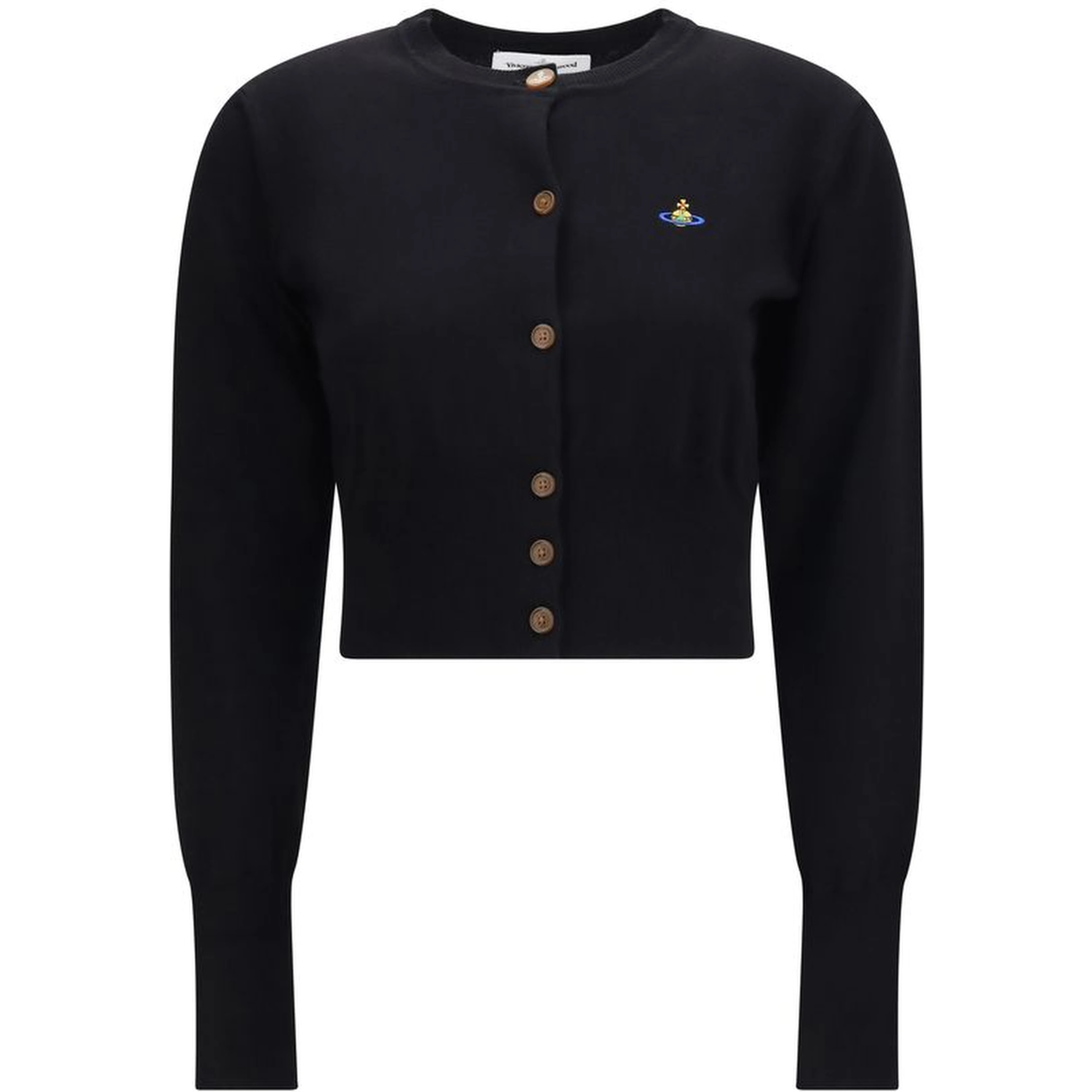 Black Cotton Cardigan