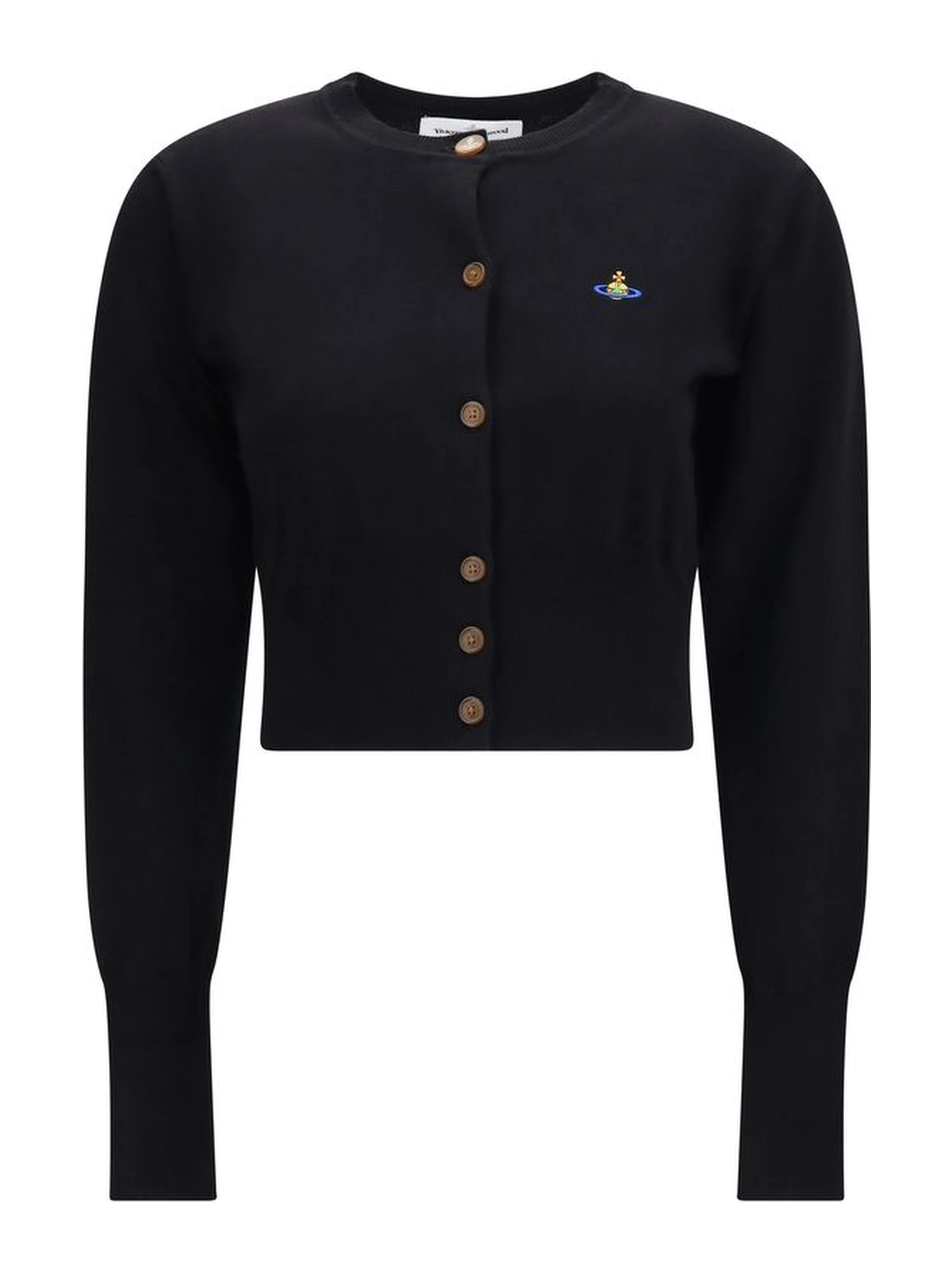 Black Cotton Cardigan