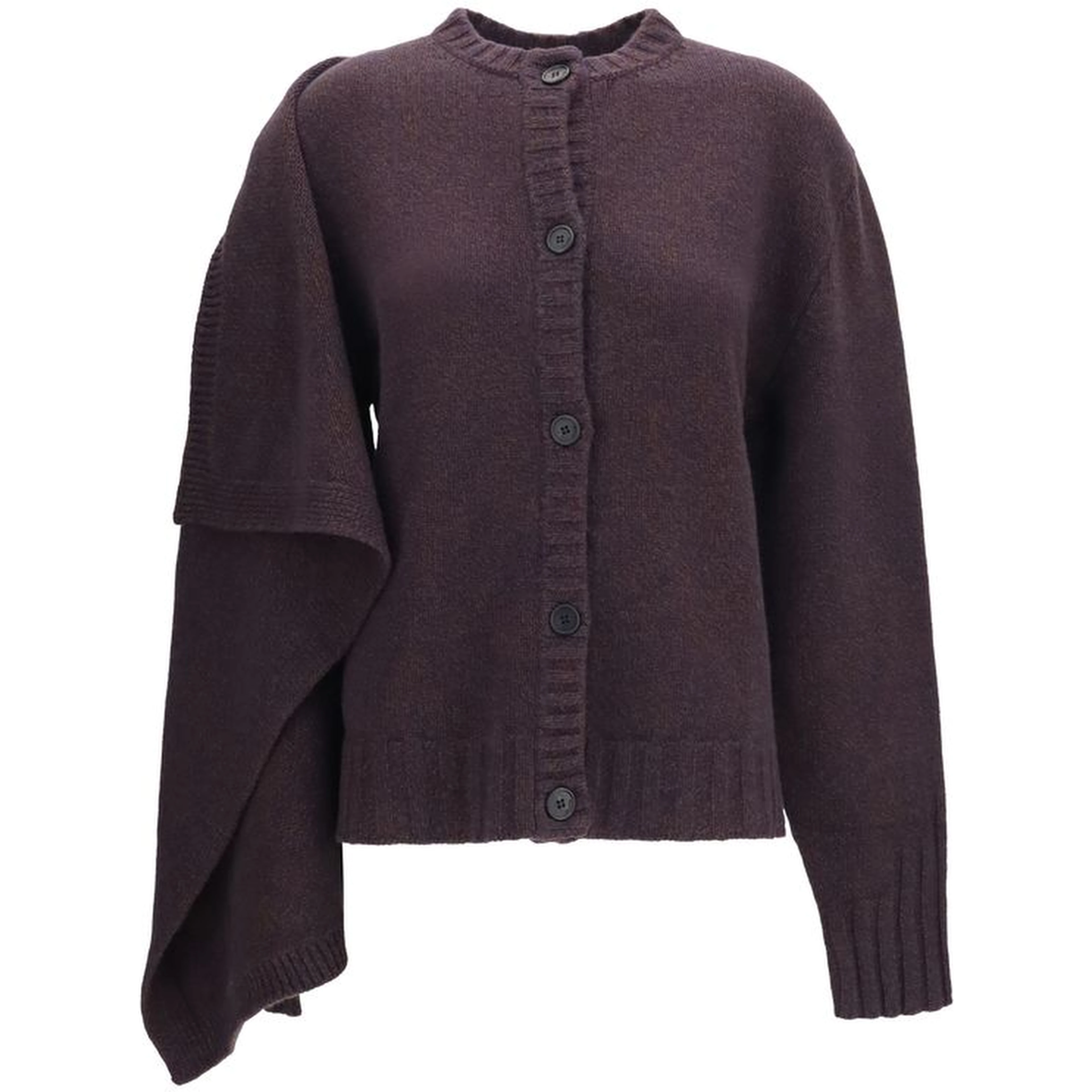 Brown Wool Oves Aries Cardigan