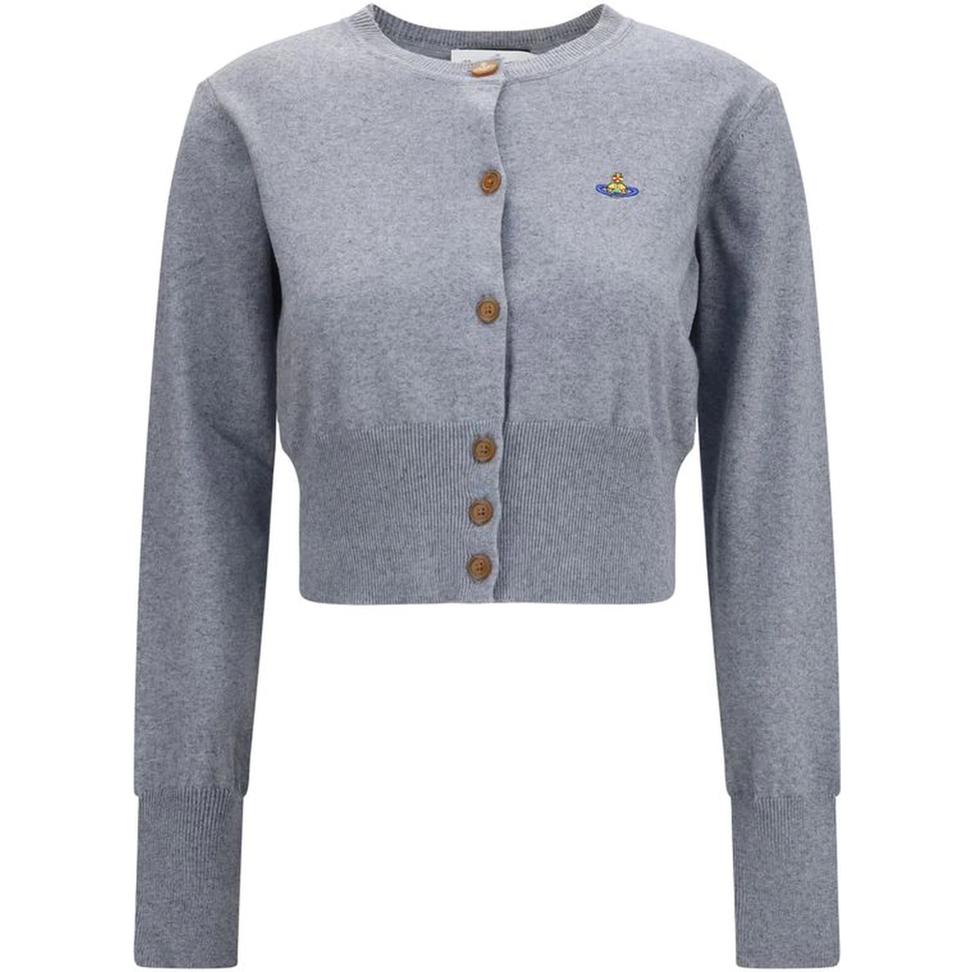 Gray Cotton Cardigan