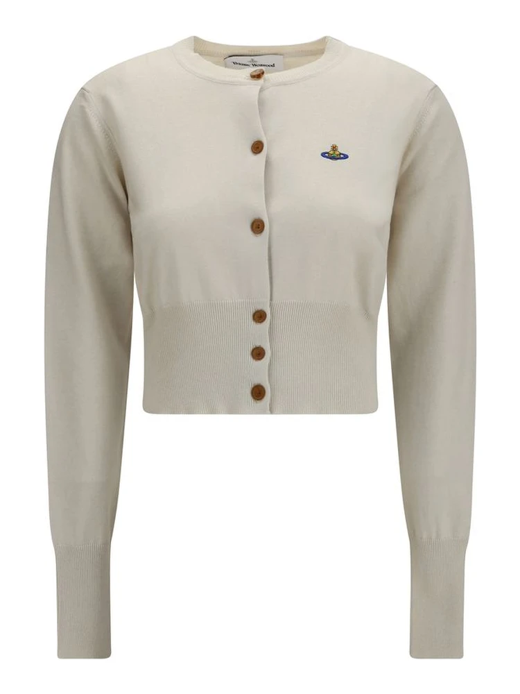 White Cotton Cardigan