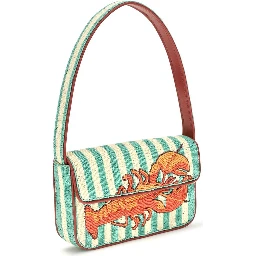 Multicolor Rayon Shoulder Bag