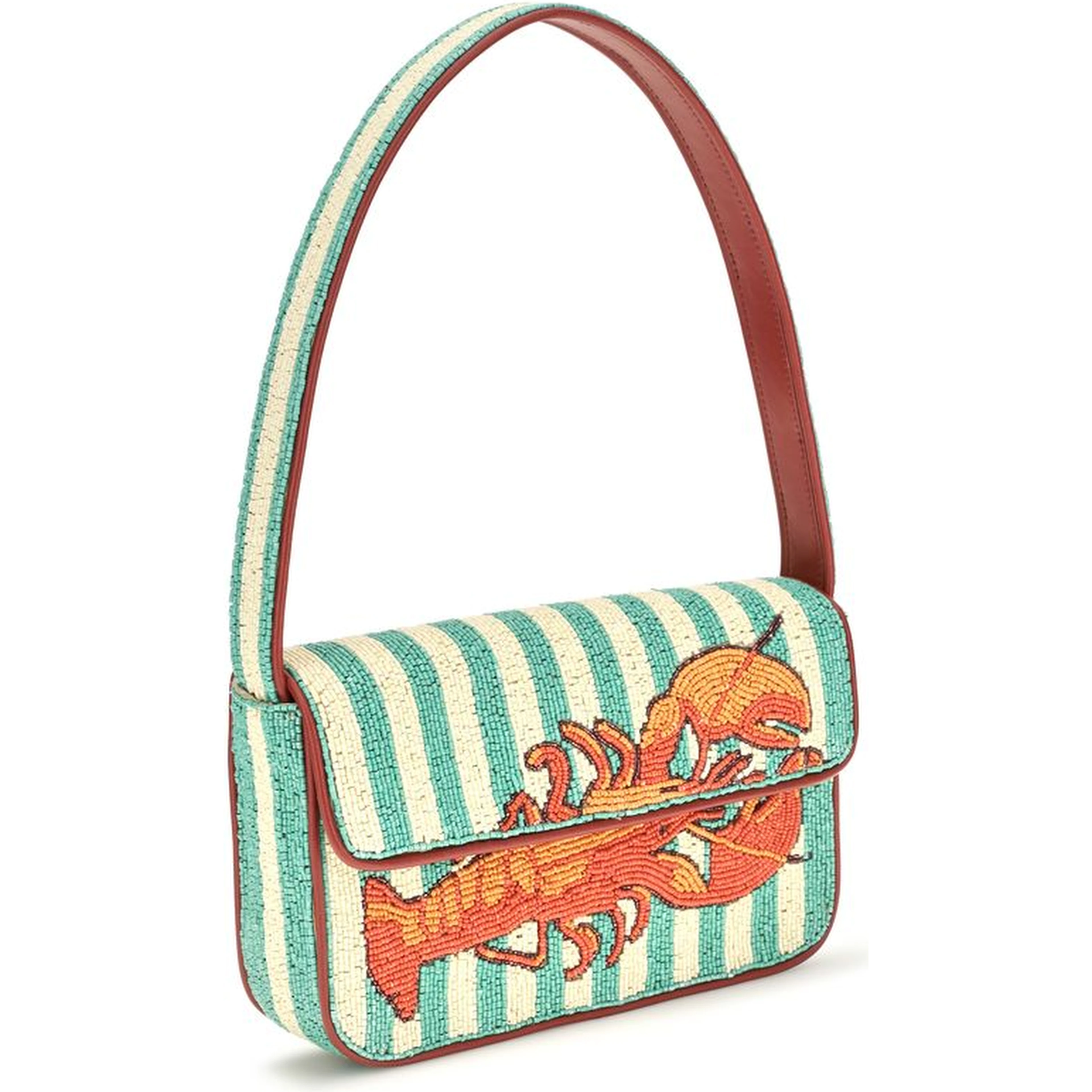 Multicolor Rayon Shoulder Bag