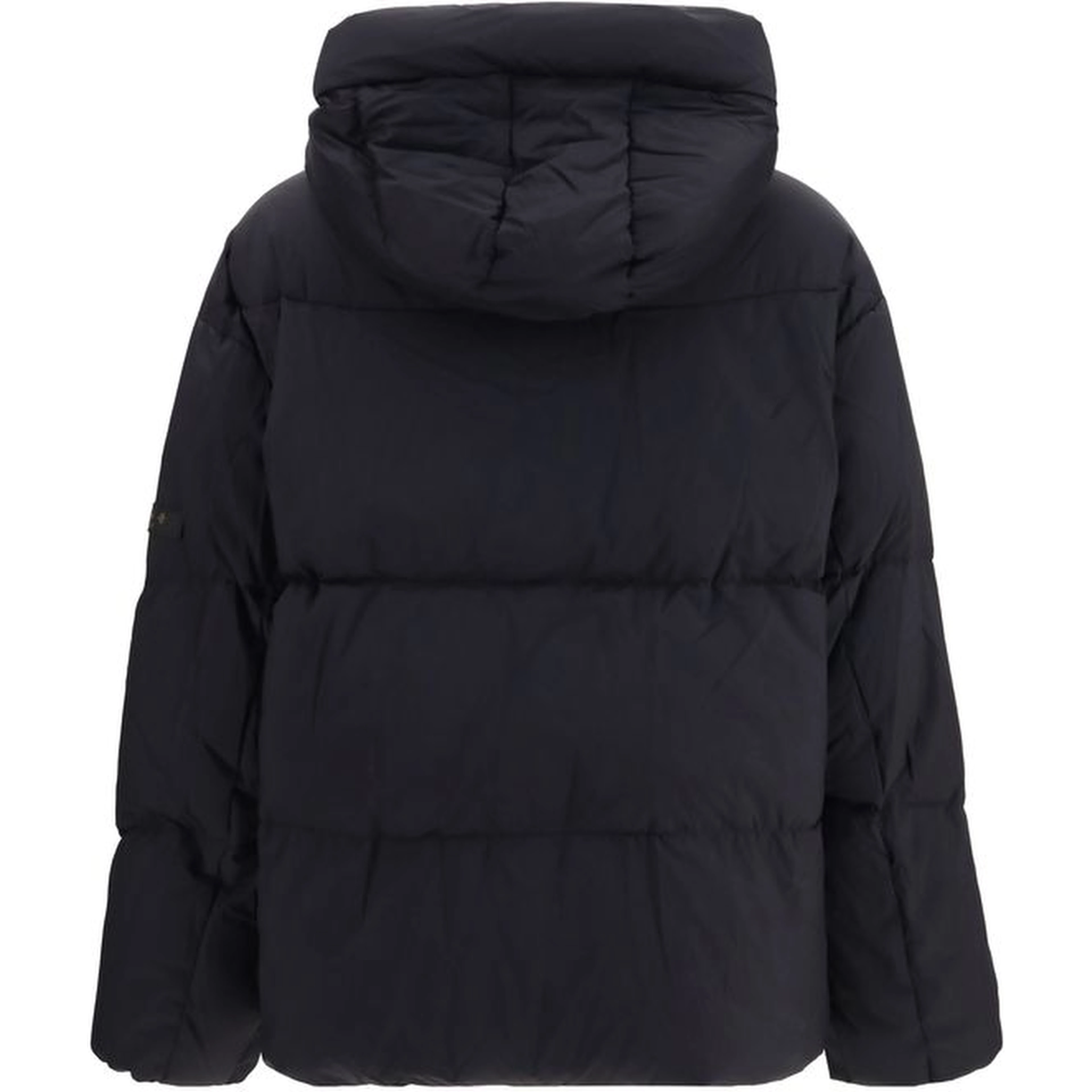 Black Nylon Full-Length Jacket