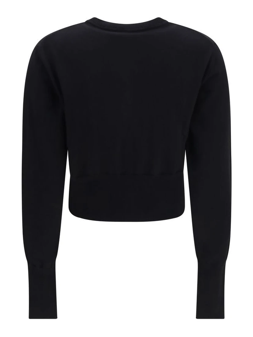 Black Cotton Cardigan