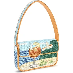 Multicolor Rayon Shoulder Bag