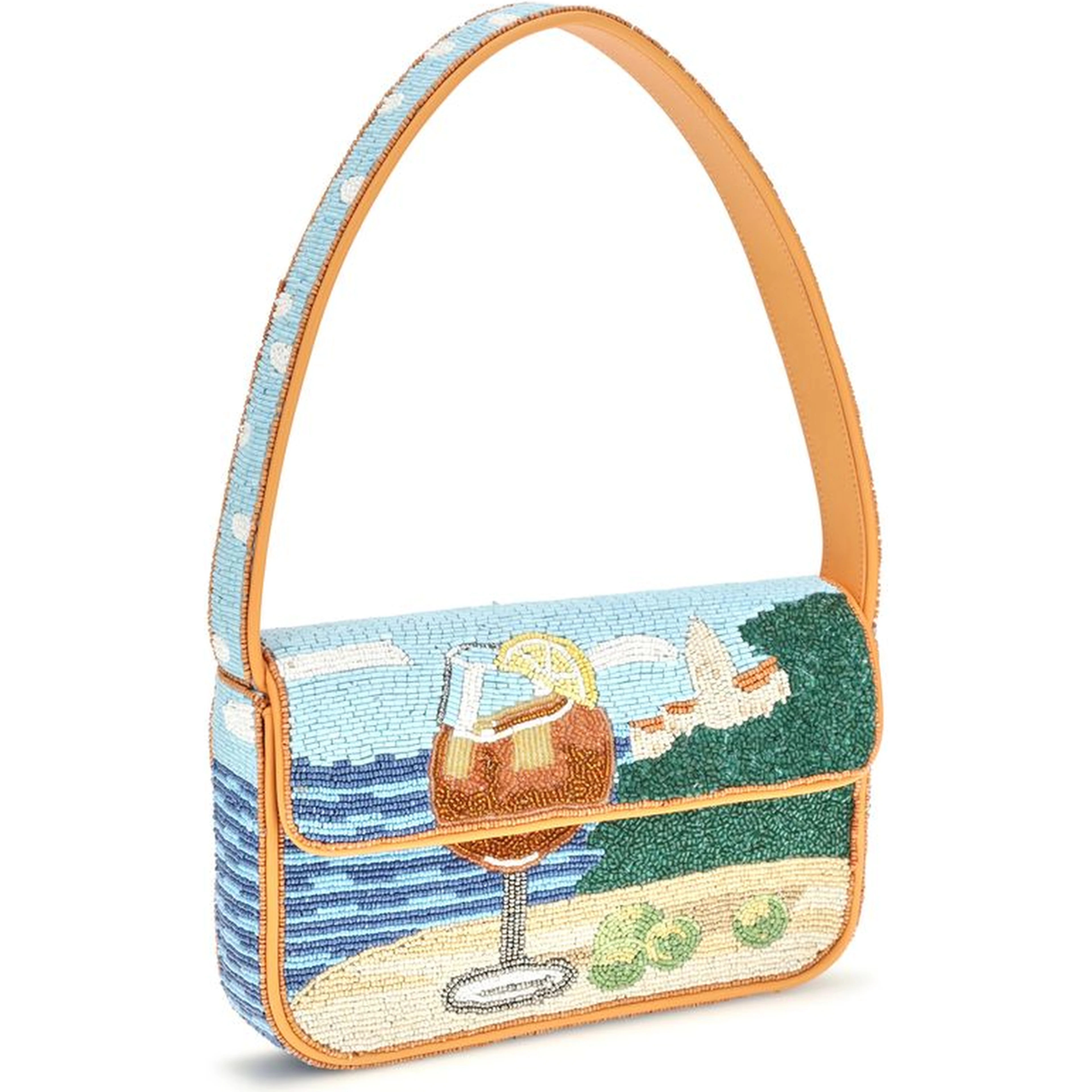 Multicolor Rayon Shoulder Bag