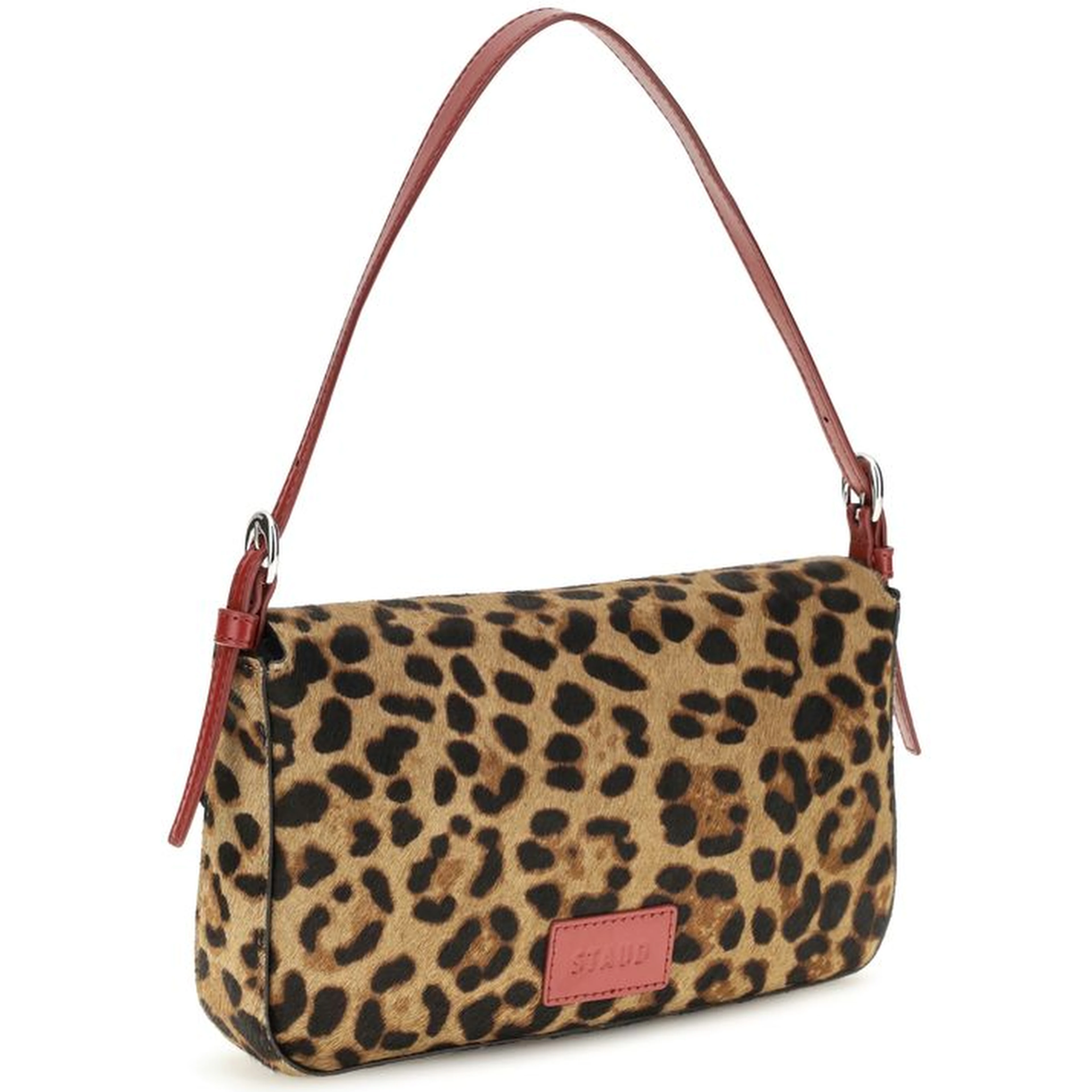 Beige Calf Leather Bos Taurus Shoulder Bag