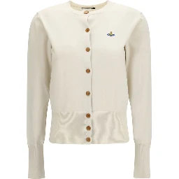 White Cotton Cardigan