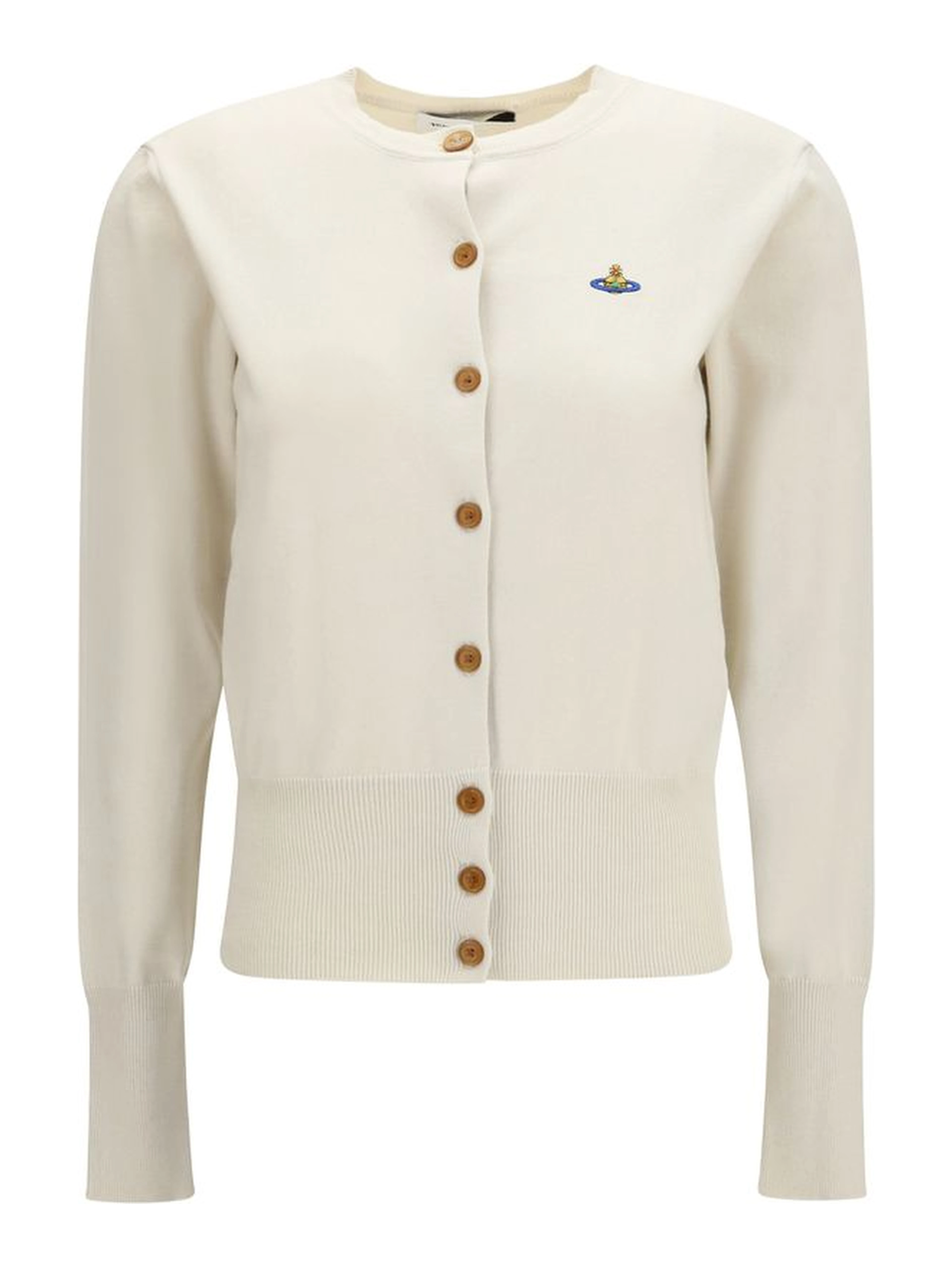 White Cotton Cardigan