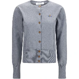 Gray Cotton Cardigan