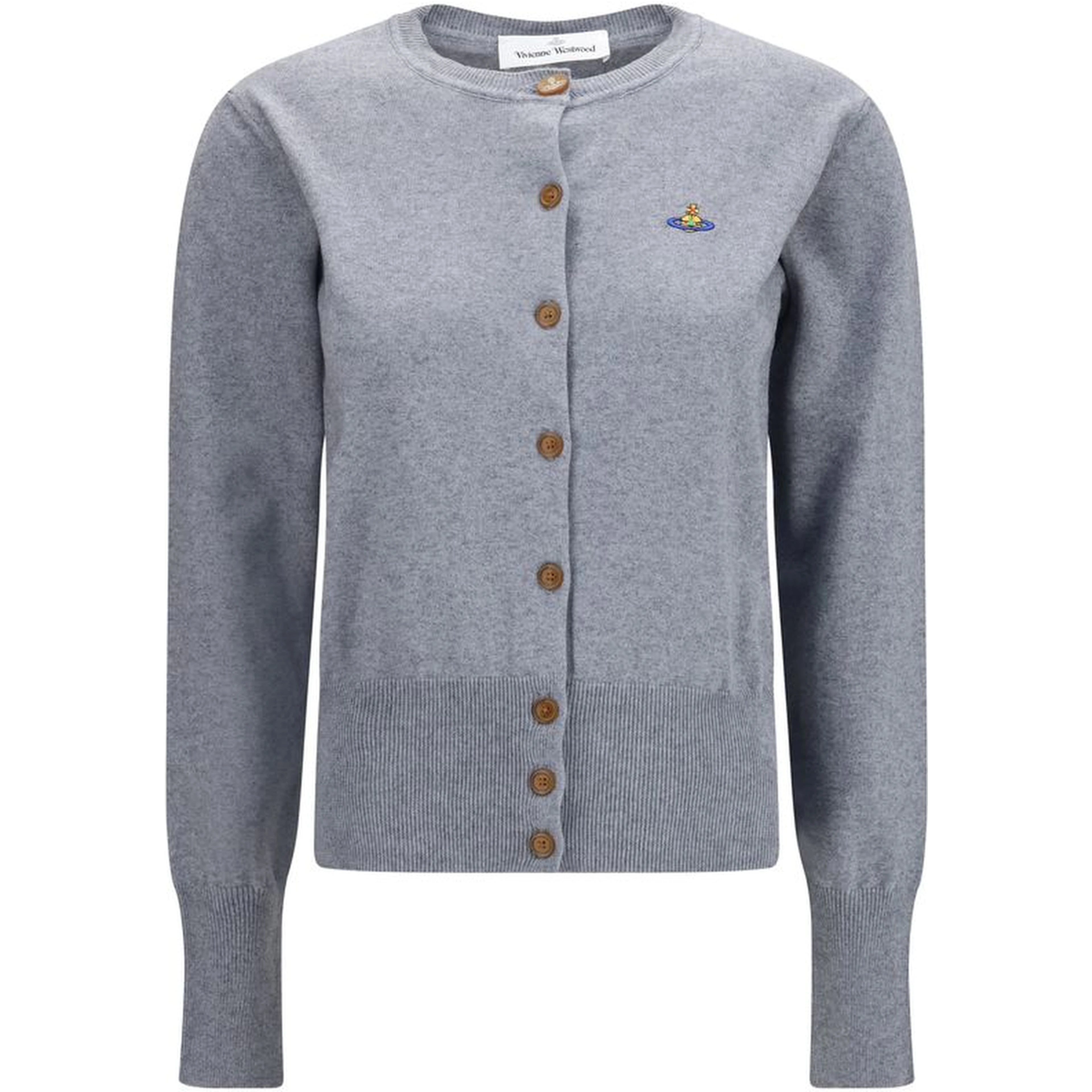 Gray Cotton Cardigan