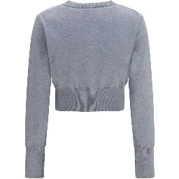 Gray Cotton Cardigan