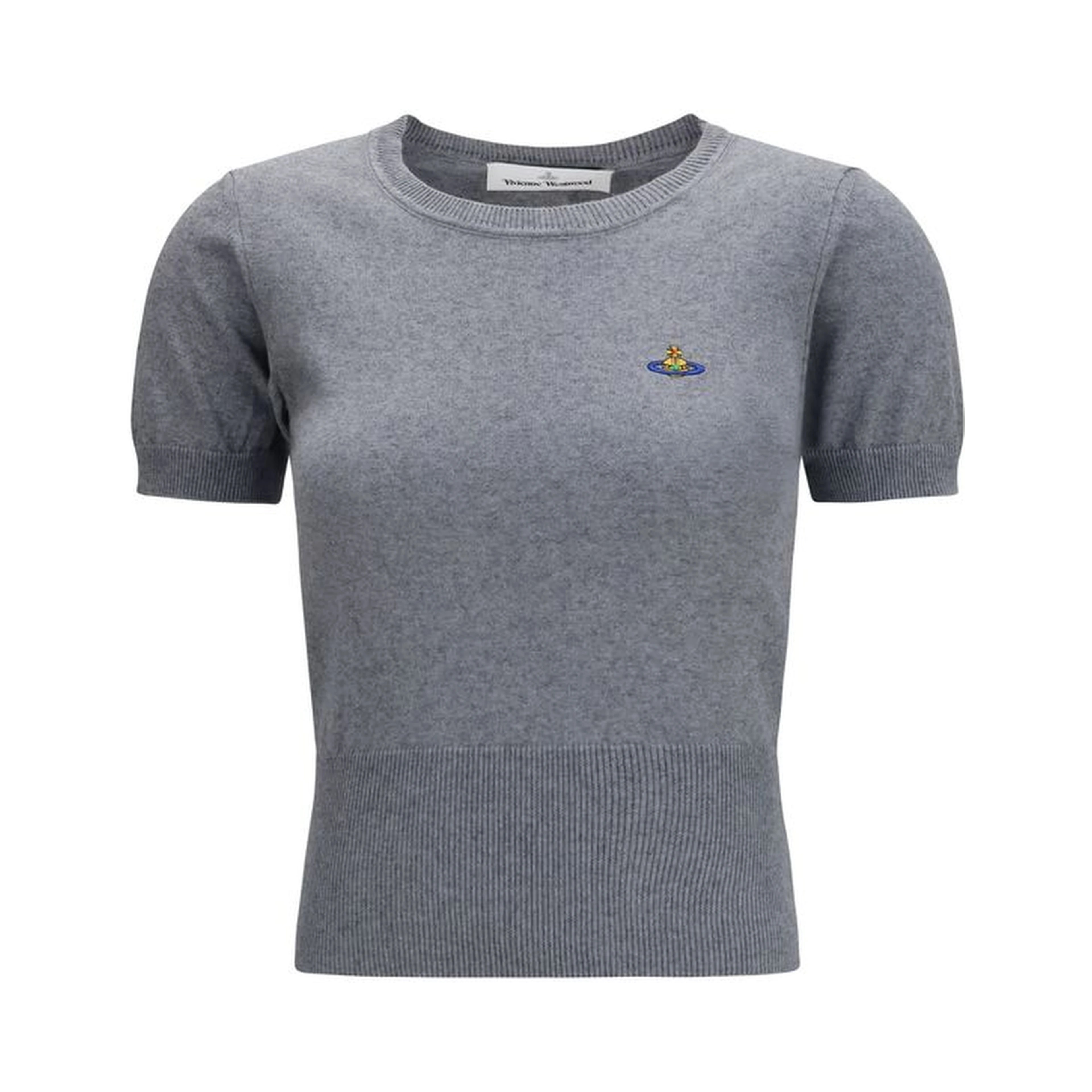 Gray Cotton T-Shirt