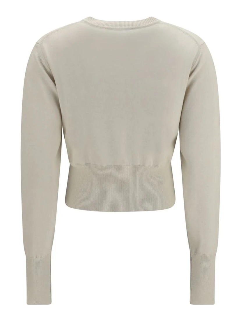 White Cotton Cardigan