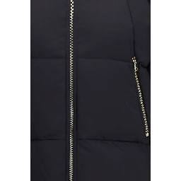 Black Nylon Full-Length Jacket
