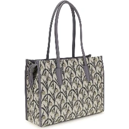 Gray Fabric Shoulder Bag