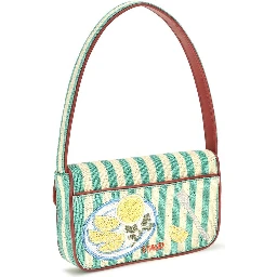 Multicolor Rayon Shoulder Bag