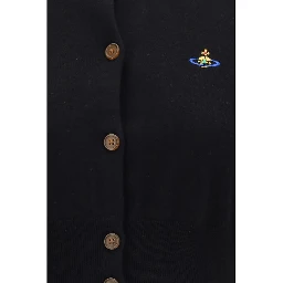 Black Cotton Cardigan