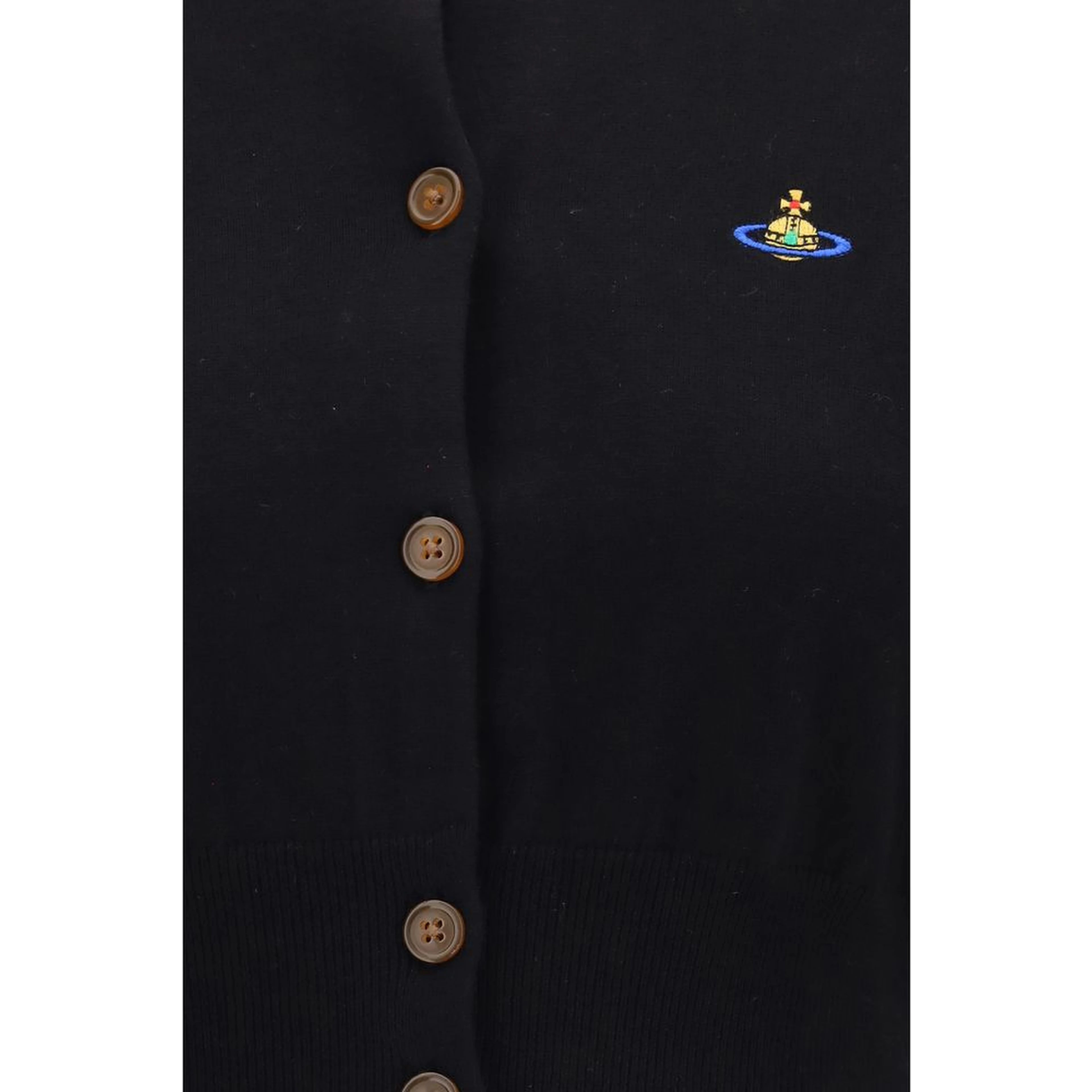 Black Cotton Cardigan
