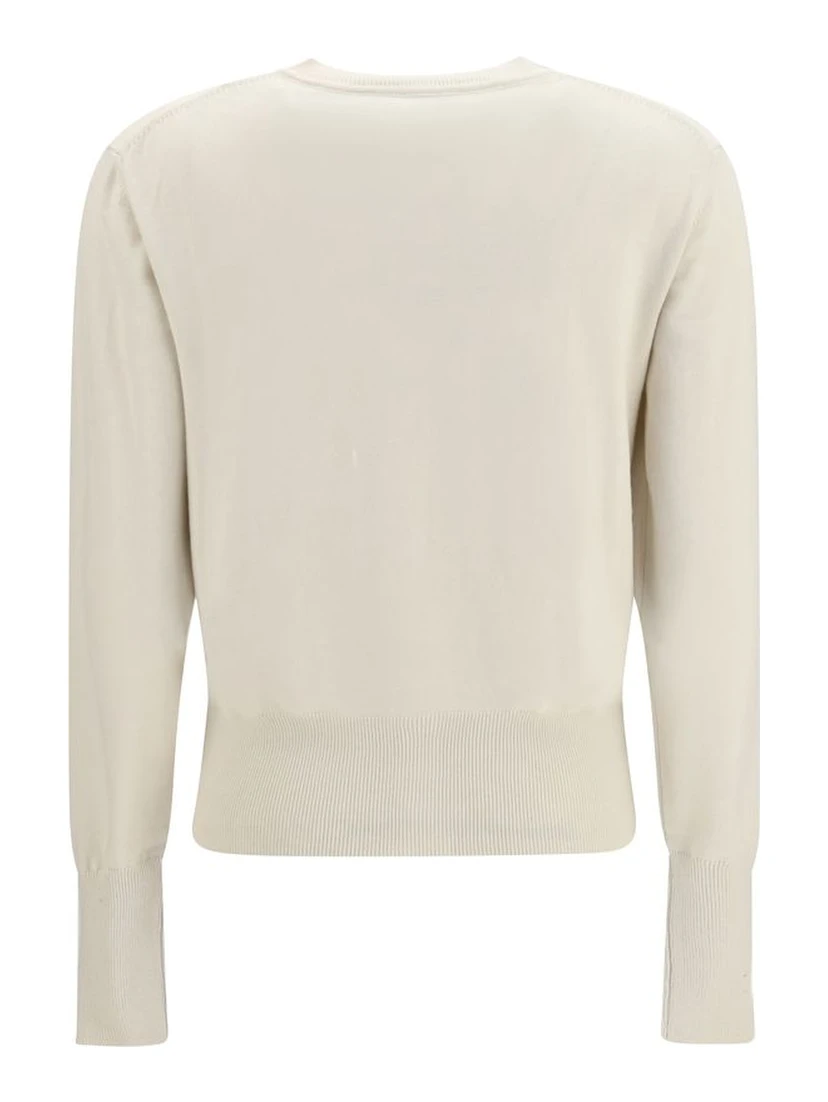 White Cotton Cardigan