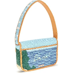 Multicolor Rayon Shoulder Bag