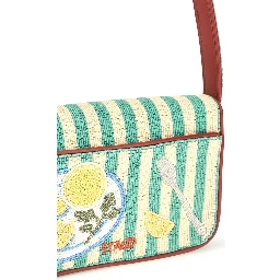 Multicolor Rayon Shoulder Bag