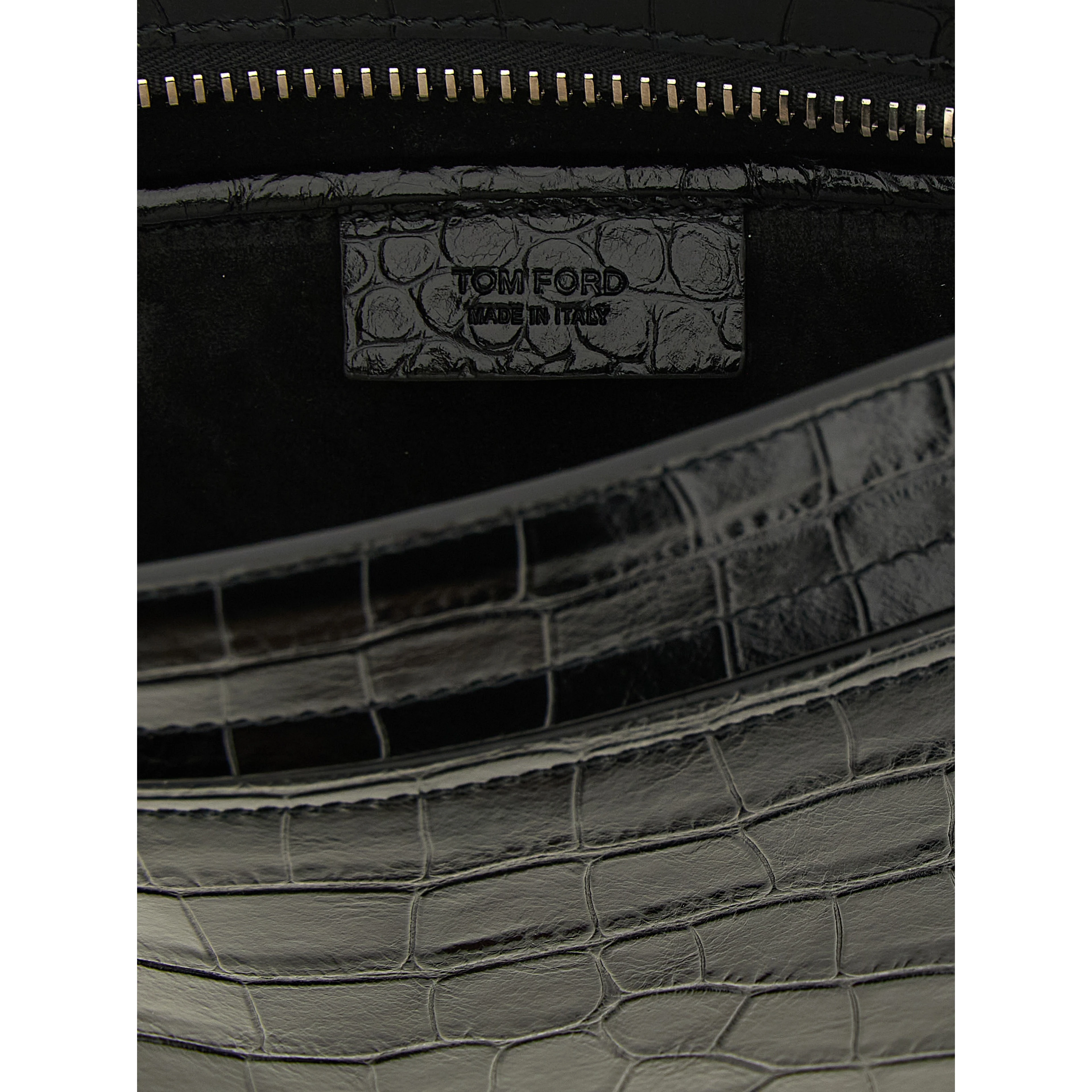 Black Calfskin Clutch Bag