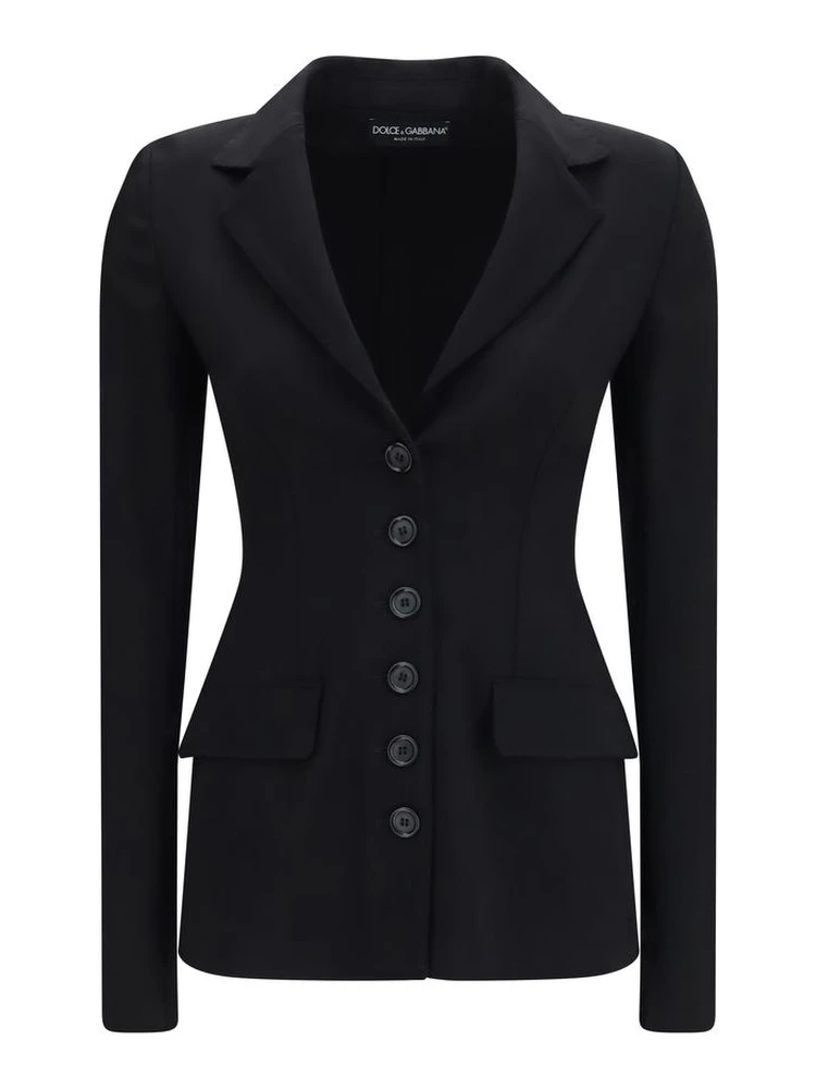 Black Wool Oves Aries Full-Length Jacket
