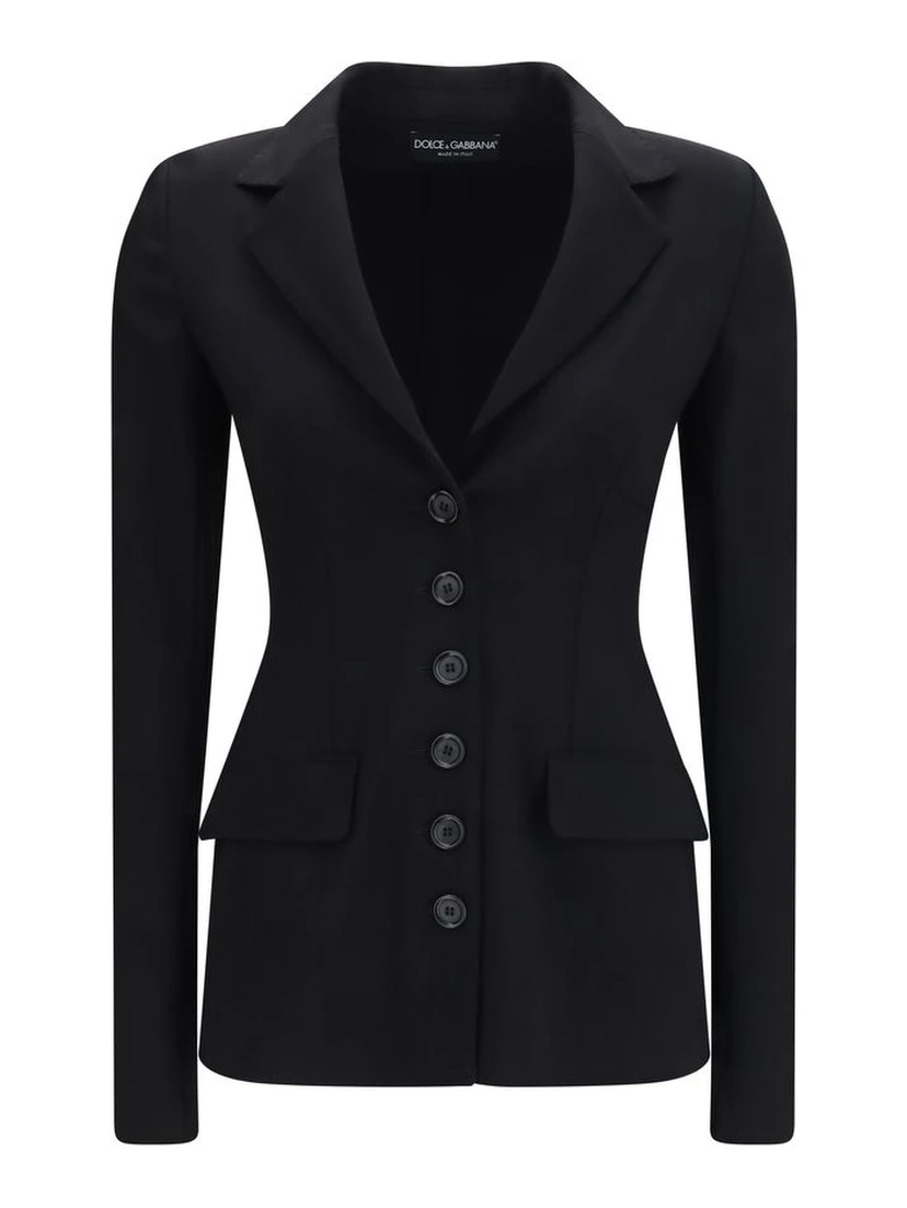 Black Wool Oves Aries Full-Length Jacket