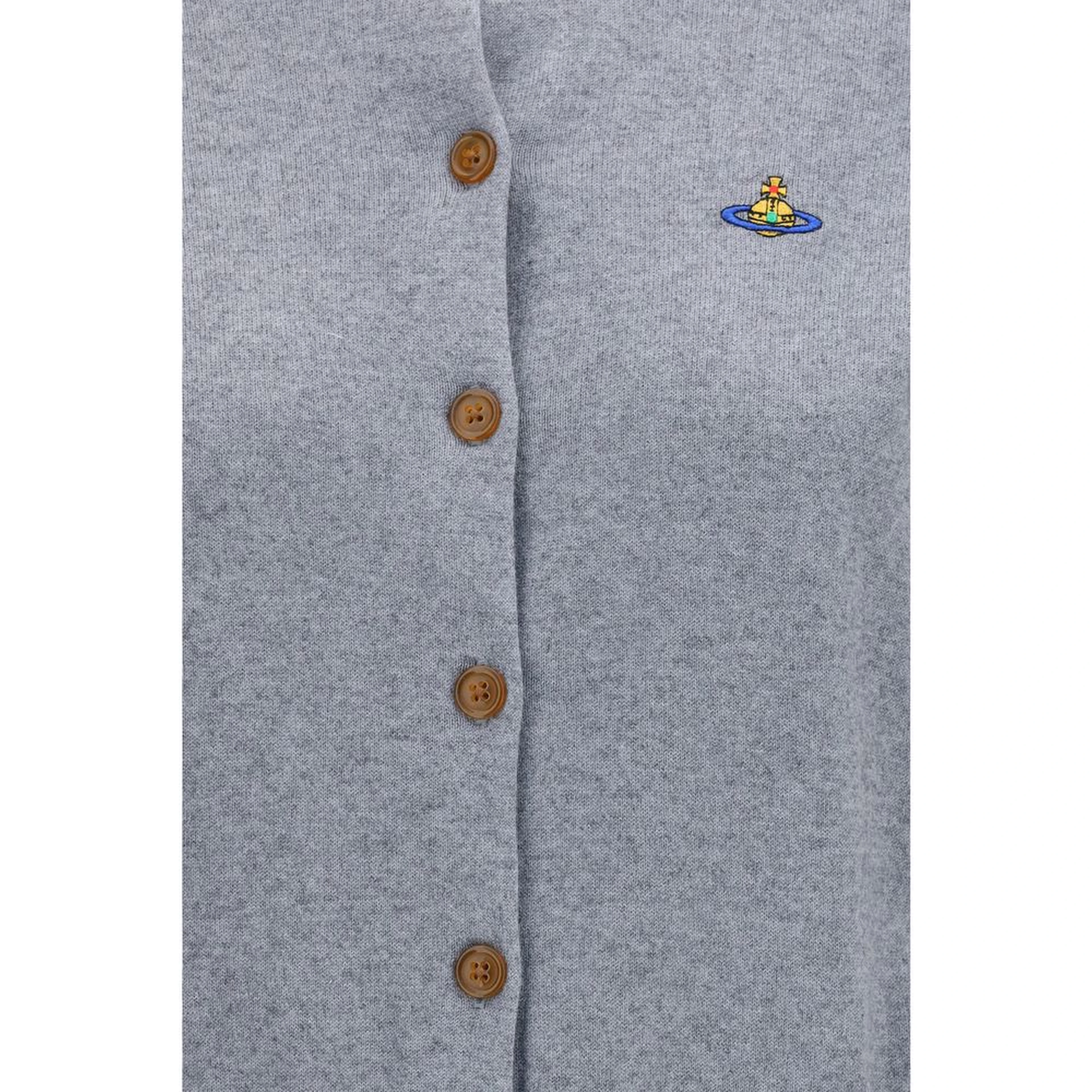 Gray Cotton Cardigan