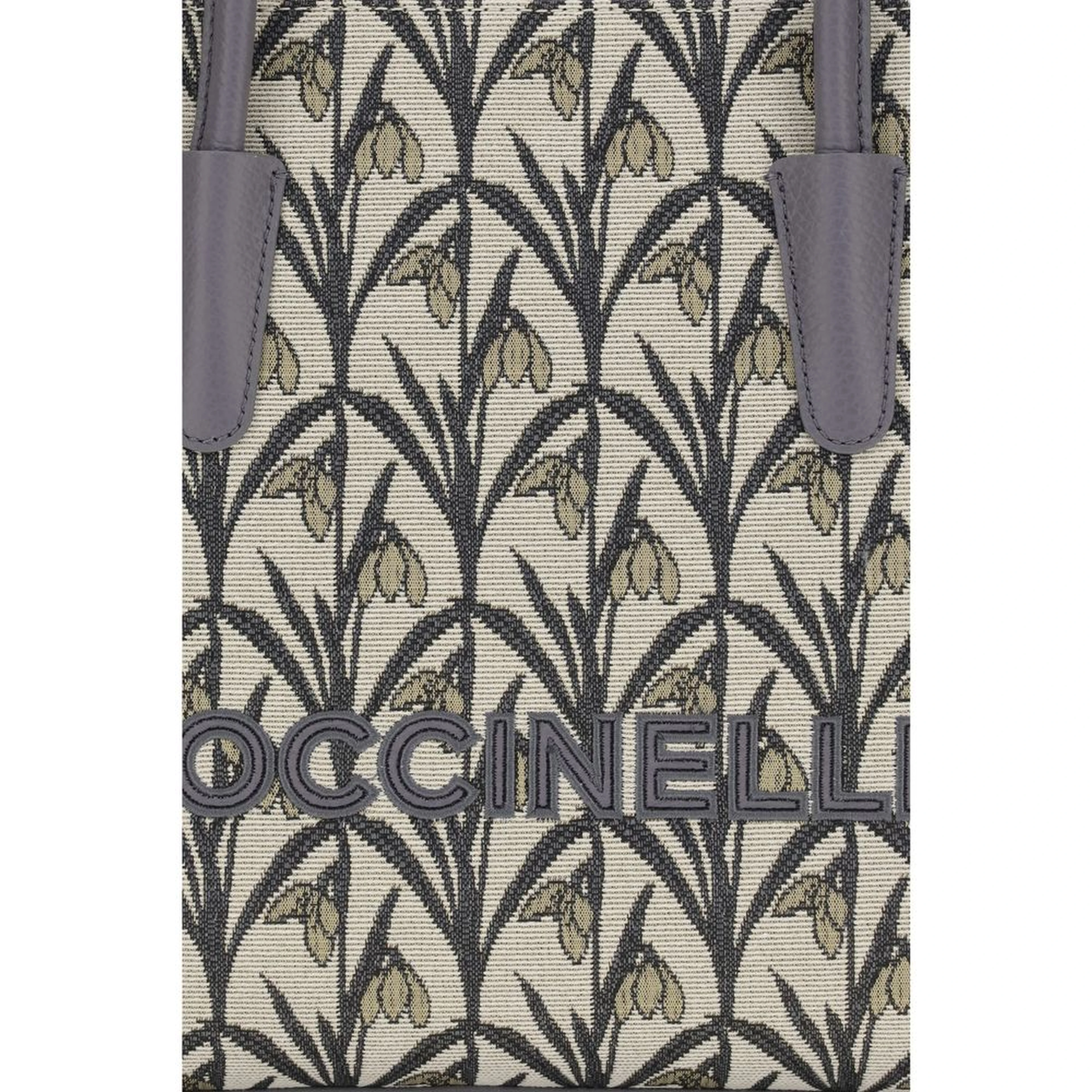Gray Fabric Shoulder Bag