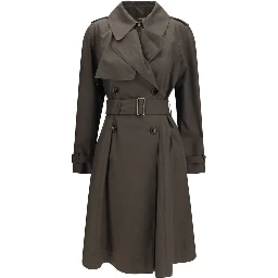 Bicolor Cotton Coat