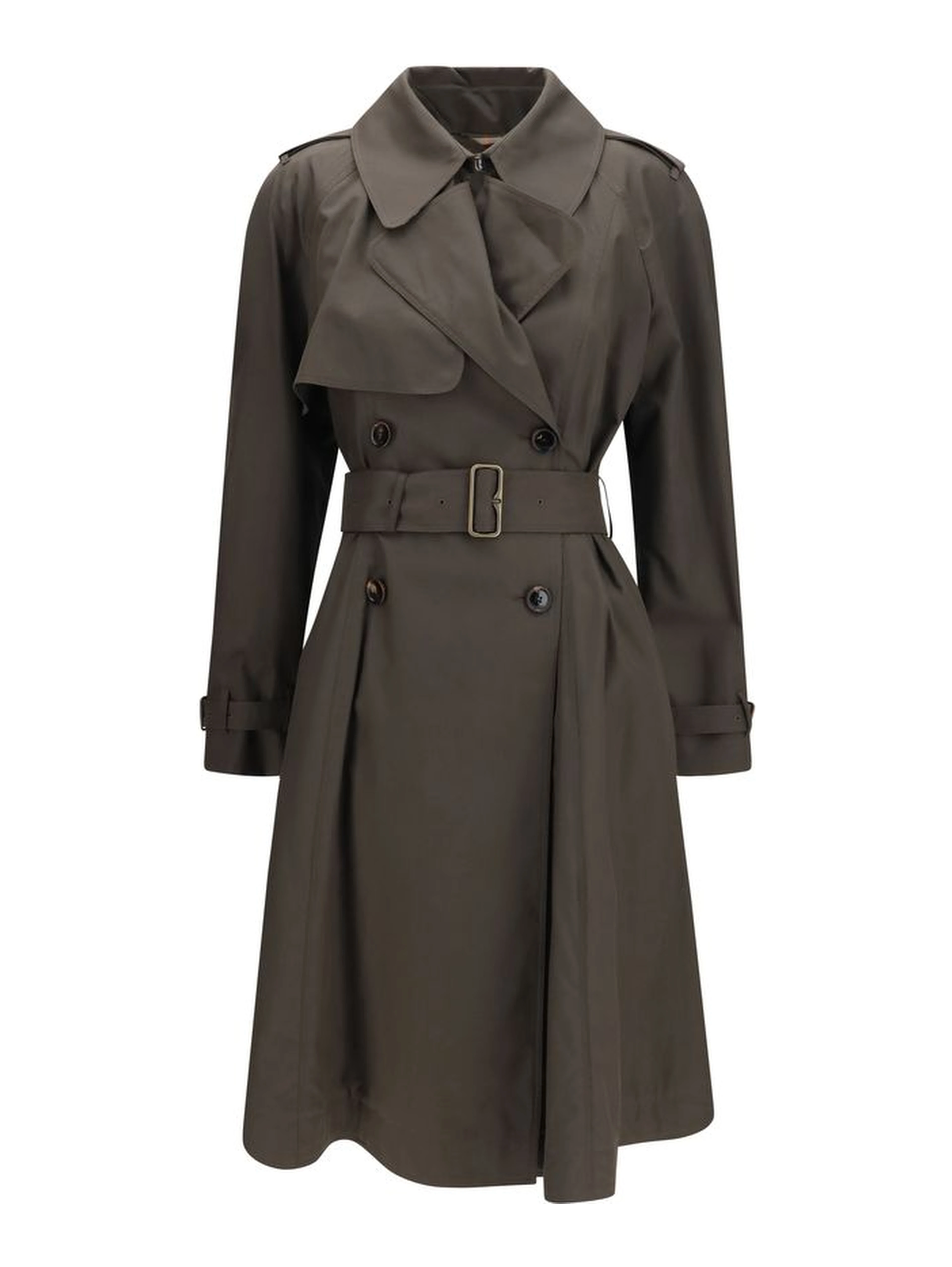 Bicolor Cotton Coat