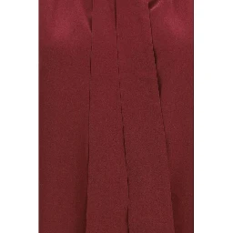 Bordeaux Silk Blouse