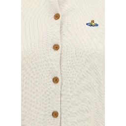 White Cotton Cardigan