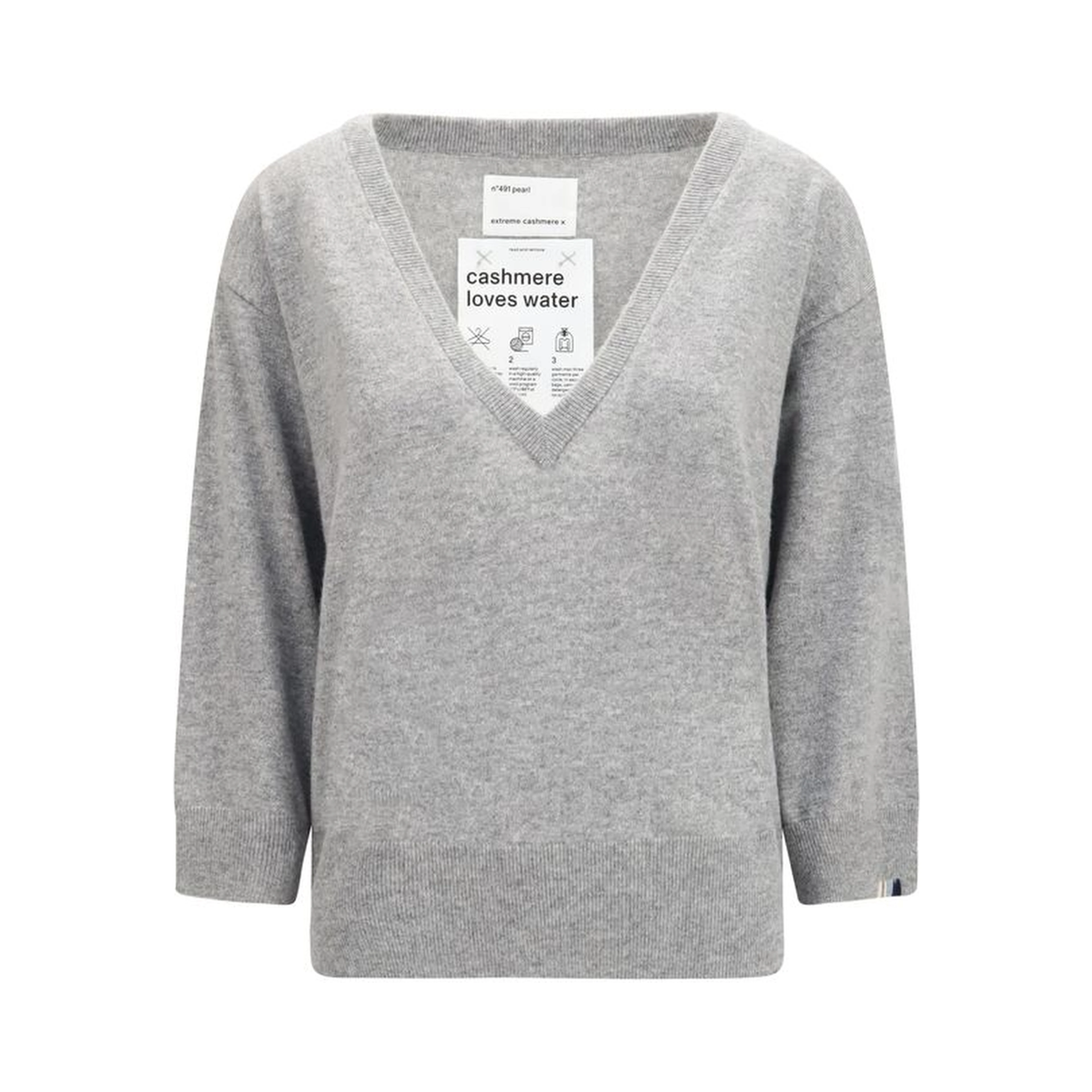 Gray Cashmere Sweater